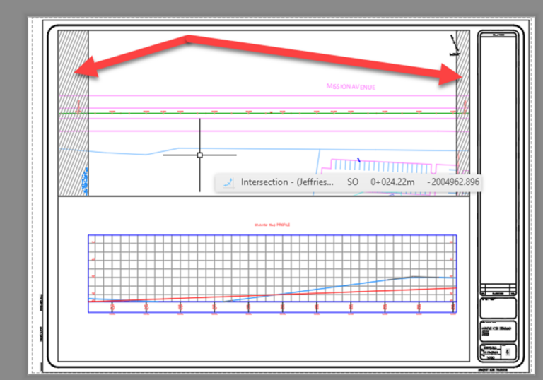 Civil 3D 2024 - Match Line Mask Color and Hatch Type - Micrographics