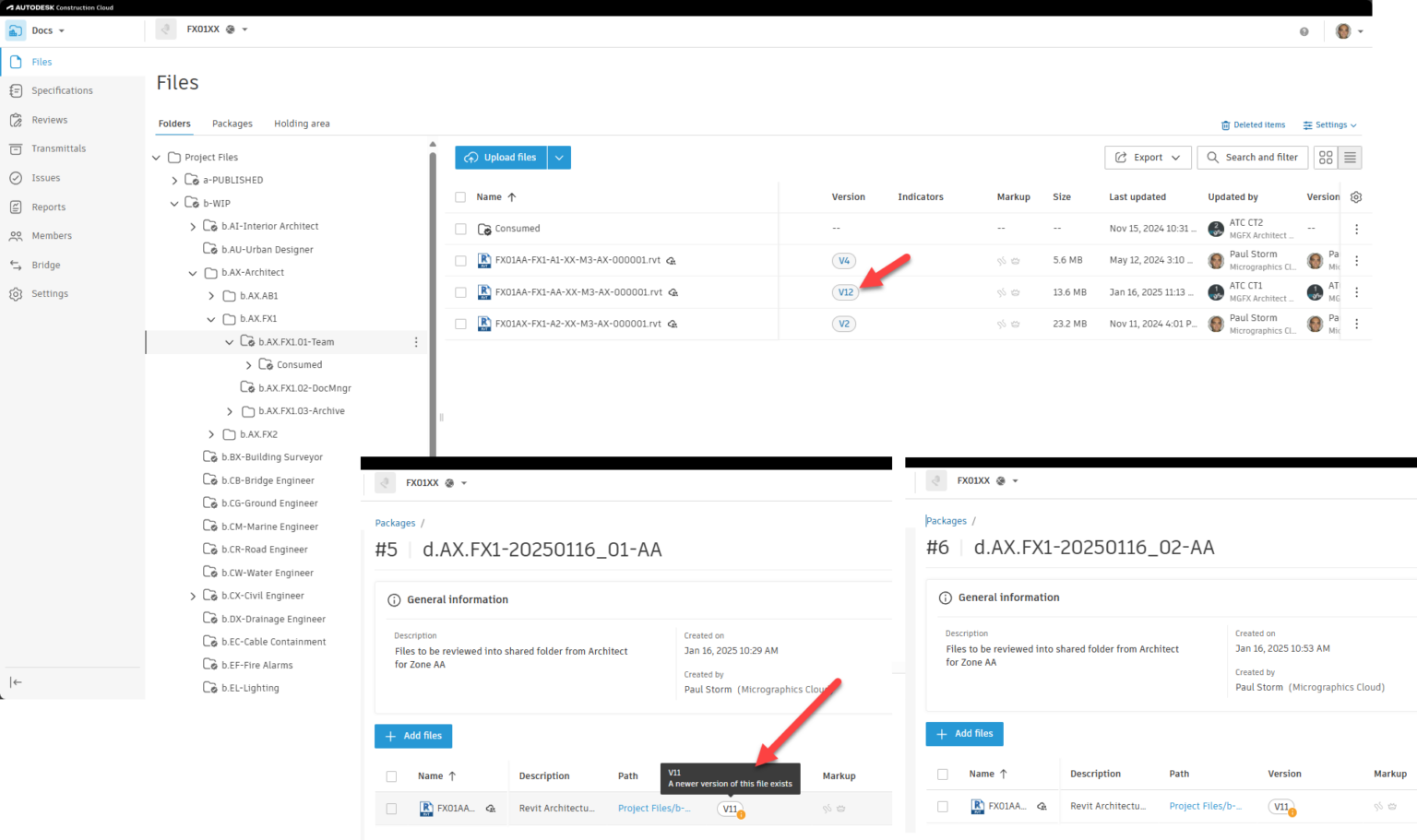 Using File Packages in Autodesk Docs in Review Process - Micrographics