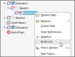 Associative Links and Adaptivity in Autodesk Inventor - Micrographics