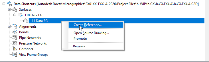 ACC Data Shortcuts-08-Create Reference