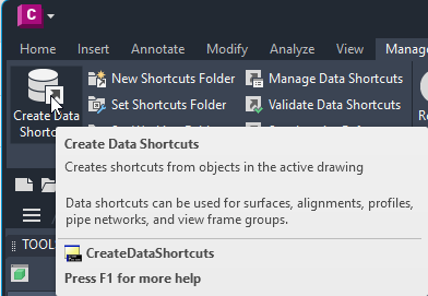 ACC Data Shortcuts-09-Create Data Shortcut
