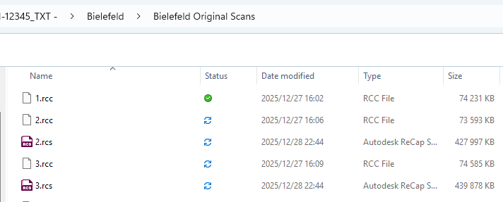 Publish Point Cloud  ACC Docs - 02 - RCS Files