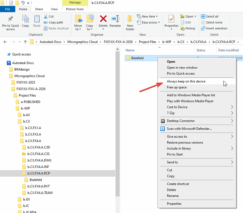Publish Point Cloud  ACC Docs - 12 - Always Keep on This Device