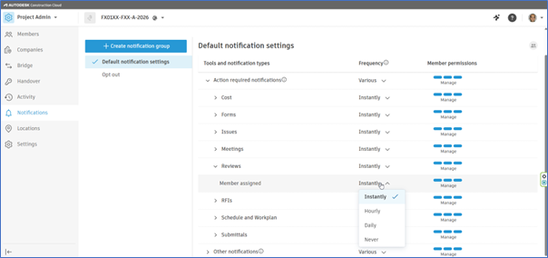 12 - Running Civil Projects in the Cloud with BIM Collaborate Pro - Design Review Alerts