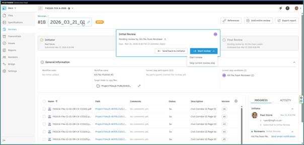 13 - Running Civil Projects in the Cloud with BIM Collaborate Pro - Design Review Start