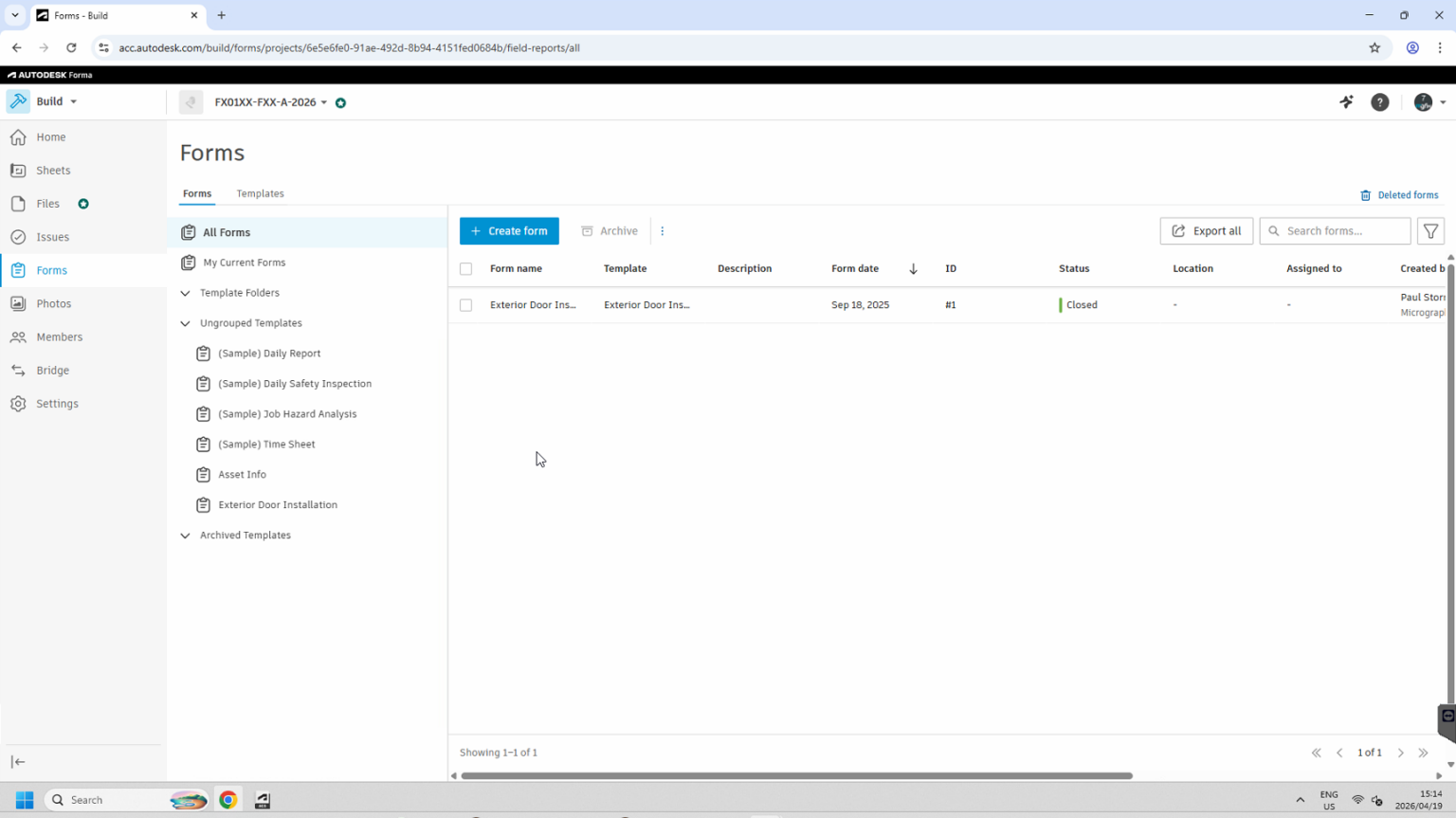 Autodesk Forma Build Essentials for Contractors - Micrographics