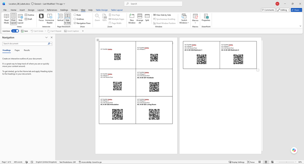 Forma Build – Use Locations to Filter Issues - 09 - Word Document Created Using VBA Script
